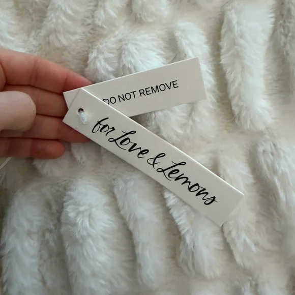 For Love And Lemons Cream Mini Dress - Picture 5 of 5